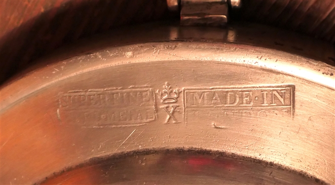 Henry Joseph Made in London Warming Plate and Swanson Warming Plate - Missing Door  - Measuring 9 1/2 Across
