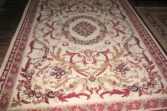 Charisma Cameo Claret Red Rug - Measures 7'10 by 10 6 - Made in Turkey