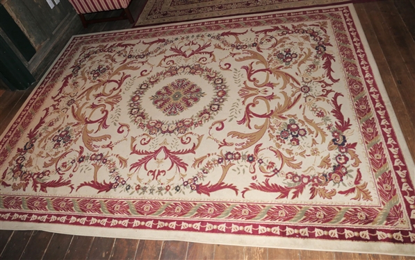 Charisma Cameo Claret Red Rug - Measures 7'10 by 10 6 - Made in Turkey