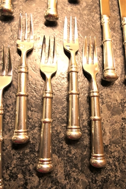 40 Piece Set of Kirk Pewter - including 8 - 5 Piece Place Settings 
