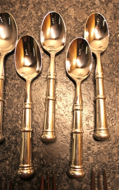 40 Piece Set of Kirk Pewter - including 8 - 5 Piece Place Settings 