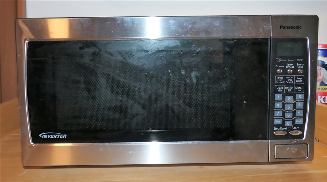 Panasonic Inverter Stainless Steel Microwave 