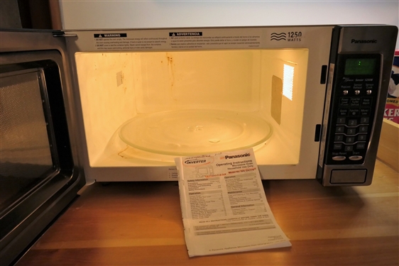 Panasonic Inverter Stainless Steel Microwave 