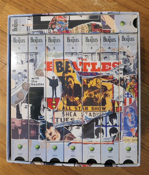 8 VHS Box Set of The Beatles Tapes