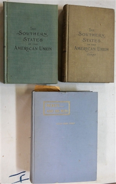 2 Copies of "The Southern States of the American Union" by J.L.M. Curry -Hardcover Students Edition and "Pickett and His Men" by LaSalle Corbell Pickett (Mrs. Gen. George E. Pickett) Second...