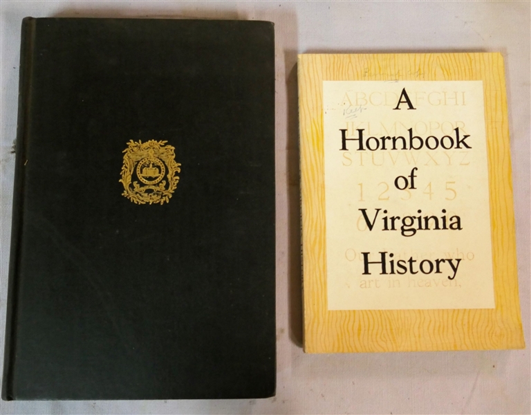 "The Present State of Virginia, and The College" by Henry Hartwell, James Blair, and Edward Chilton - Williamsburg, Virginia - Colonial Williamsburg - 1949 - Hardcover Book and "A Hornbook of...