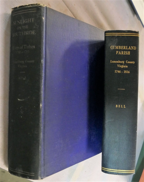 "Cumberland Parish - Lunenburg County, Virginia 1746-1816 Vestry Book 1746-1816" By Landon C. Bell and "Sunlight on the Southside - Lists of Tithes Lunenburg County, Virginia 1748 - 1743" by Landon...
