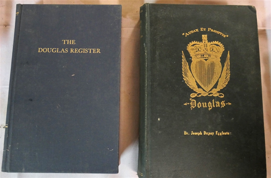 "The Douglas Register - Detailed Record of Births, Marriages, and Deaths together with other interesting Notes Kept by Rev. William Douglas from 1750-1797" Printed in 1928 Hardcover Book with Notes...