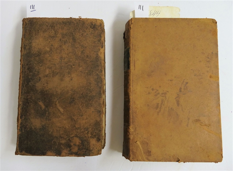 "Graeca Majora" - Printed in Cambridge Mass - First Page Inscribed Hampden Sidney College - June 2nd 1822 - Leather Bound and "Greek and English Dictionary" by The Rev. John Groves - Published in...