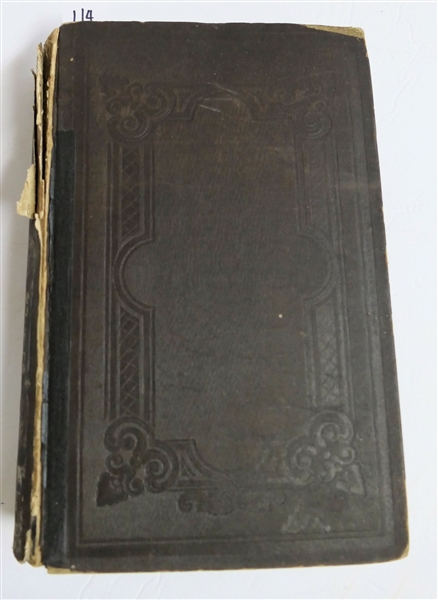 "Sketches of North Carolina Historical and Biographical" - By Rev. Henry Foote - Published New York - Robert Carter - 1846 - Leather Bound - Belonged to J.D. Eggleston - Writing on First Pages -...