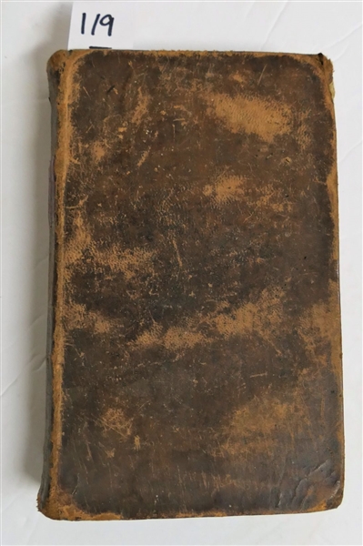 "The Pilgrims Progress" By John Bunyan - Published by American Tract Society - Leather Bound Small  Book - First Page Dated 1855