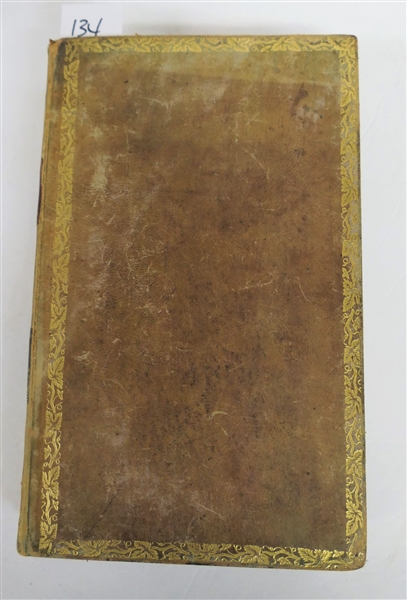 "The Spectator with Notes and General Index" Vol. I - Published by J.J. Woodward 1832 - Philadelphia - From the Library of Wm. G. Eggleston - 1881 - Leatherbound with Gold Leaf Details on Cover