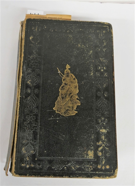 "Historical Collections of Virginia" by Henry Howe - Published by Babcock & Co. Charleston, S.C. - 1846 - Leather Bound with Gold Details - Spine Cover Is Off, But With The Book - Some Foxing To Pages