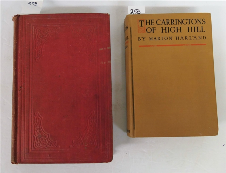 "The Carringtons of High Hill" By Marion Harland - Published 1919 and "The Works of Laurence Sterne" Written By Himself - Philadelphia: Lippincott, Grambo & Co 1854