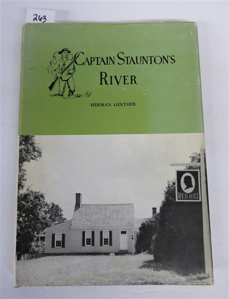 "Captain Stauntons River" by Herman Ginther - Hardcover Book with Dust Jacket - Published in 1968