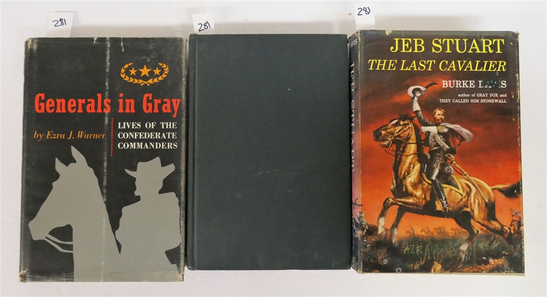 "Generals in Gray Lives of the Confederate Commanders" by Ezra J. Warner - Hardcover with Dust Jacket, "Convictions and Controversies" By Ralph Adams Cram - Author Signed and Inscribed to the...