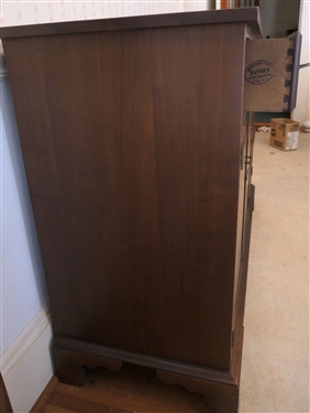 Nice Well Made Walnut Server by  Suter's  Harrisburg Virginia - Dovetailed Drawers - 3 Doors at Bottom - Measures 37 1/2 tall 52 1/4 by 20
