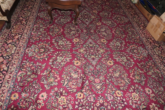 Lanamar by Karastan Sarouk Wool Rug - Measures 9' by 13' 