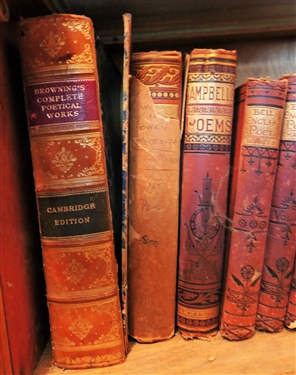 Shelf Lot of Antique Books 