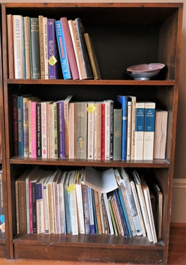 Pine 3 Shelf Book Shelf - Measures 37 1/2 tall 24 by 9 1/2 