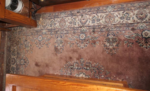Mauve Wool Rug 7'9 by 5'9