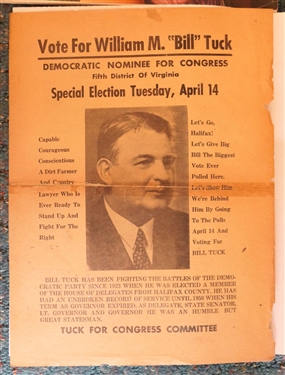 Life Magazines, Freedom Fighter Hand Fan with Martin Luther King, and John F Kennedy, Political Ephemera - Bill Tuck Flyer, 1963 JFK Magazine, 1963 LBJ Magazine, and 1964 Barbara Streisand