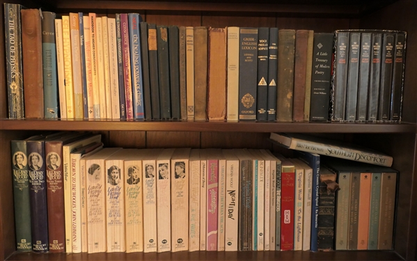 4 Shelves of Books including The Palliser Novels, Virginia Woolf, Leaves of Grass, Shakespeare, Etc. - Take What You Want - Not Obligated to Remove All Books