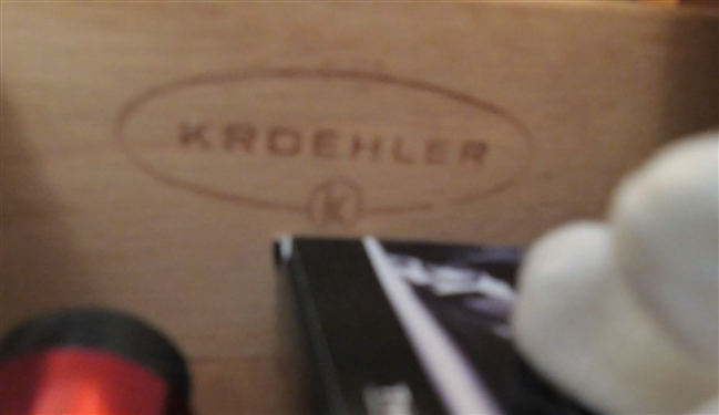Small Maple 3 Drawer Chest by Kroehler - Measures 31 tall 24 by 18 