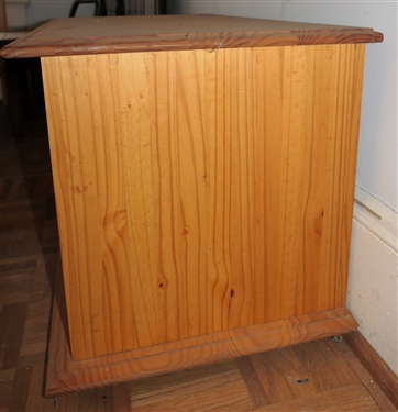 Pine Lift Top Chest - Measures 18 tall 32 1/2 by 17 