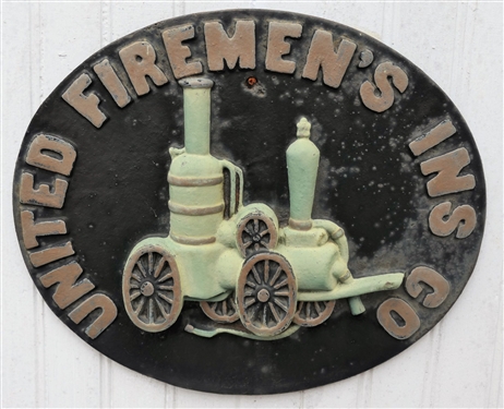 Iron Fireman's Plaque - Measures 11 by 9 