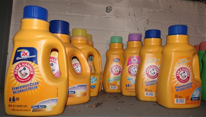 8 Brand New Bottles of Arm & Hammer Laundry Detergent