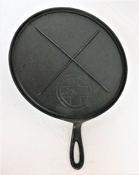 Griswold # 9 Cast Iron Griddle - Very Clean 