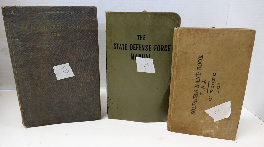 The Soldiers Handbook 1913,The State Defense Force Manual 1941, The Bluejackets Manual 1943
