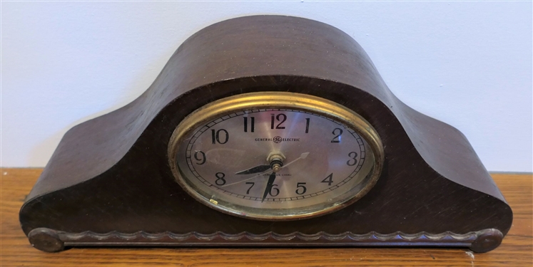 General Electric Westminster Chimes Quartz Mantle Clock - Measures 7 1/4 tall 16 1/2 by 4