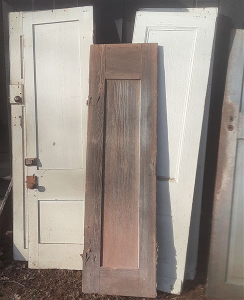 Several Old Solid Doors