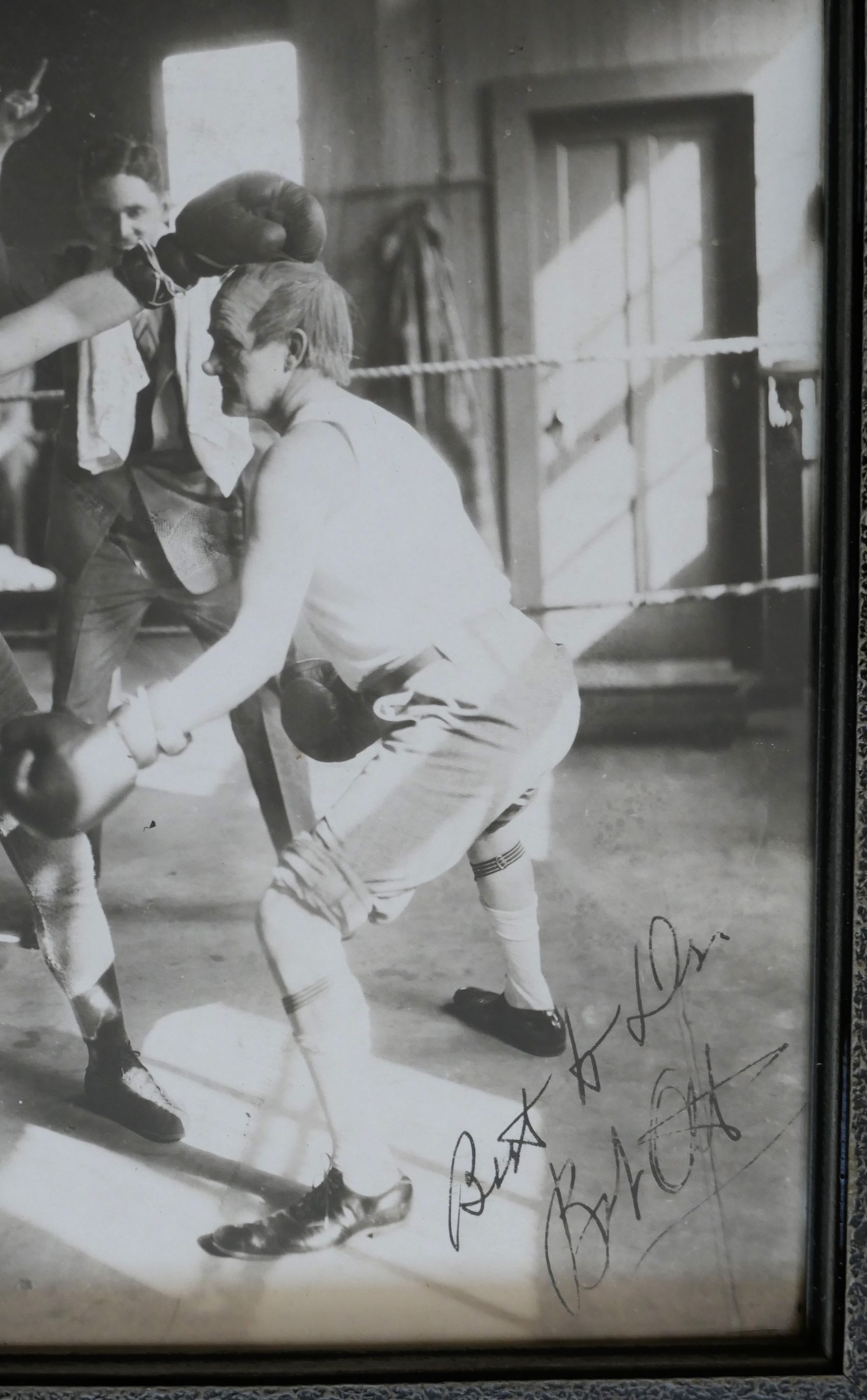 Lot Detail - Original Signed Photograph - Boxers - Framed - Frame ...