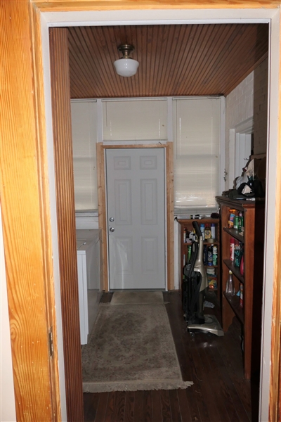 Back Door and Utility Area