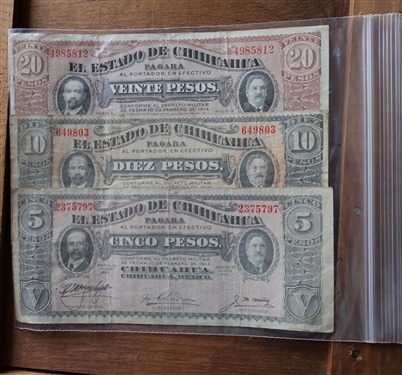 1914 Pesos - Paper Money