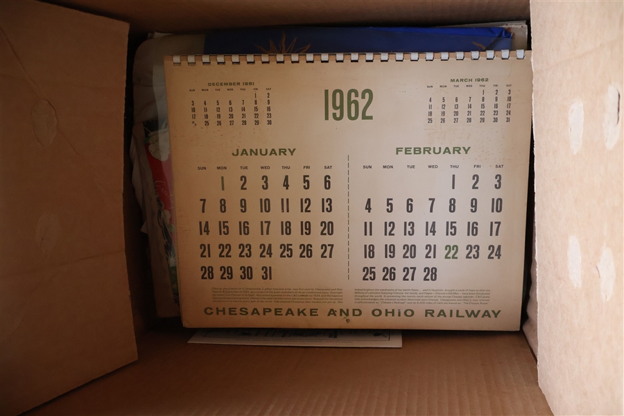 1962 Chesapeake and Ohio Railway Calendar