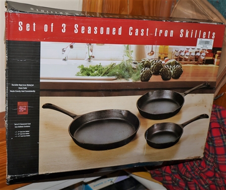 Seasoned Cast Iron Skillets