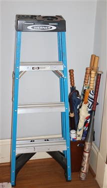 Werner Ladder, Umbrellas, Baseball Bat
