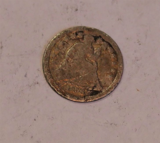 1856 Silver Half Dime 