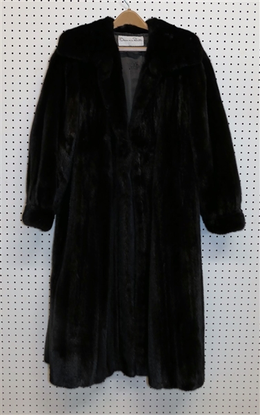 Beautiful Oscar de la Renta Full Length Mink Coat - Approximately 2X-3X - No Size Tag - Name Embroidered in Lining 