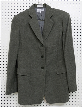Georgio Armani - Gray Wool Blazer - Size 8 - From Fine Feathers