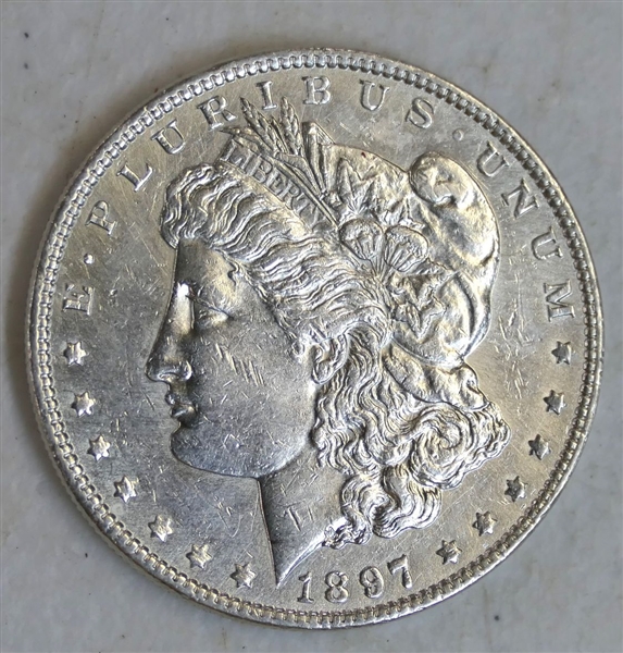 1897 Morgan Silver Dollar - Fine Condition