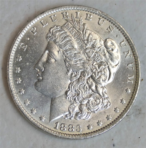 1883 O Morgan Silver Dollar - Fine Condition 