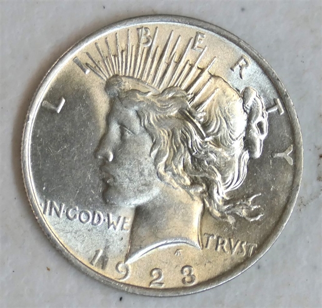1923 Peace Silver Dollar - Fine Condition