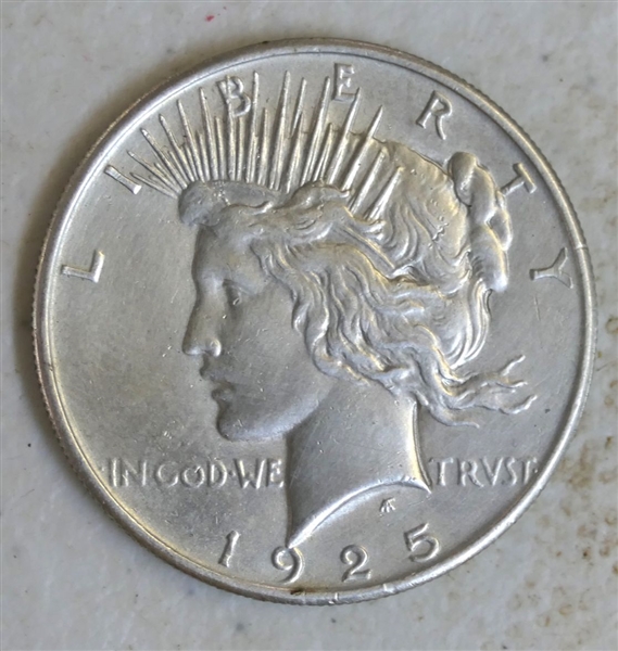 1925 Peace Silver Dollar 
