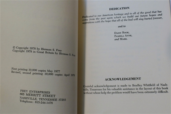 First With The Most Forrest by Robert Selph Henry - Broadfoot Publishing Company 1987 - Hardcover Book with Dust Jacket and Jefferson Davis By Herman S. Frey - Revised Second Printing of 10,000...