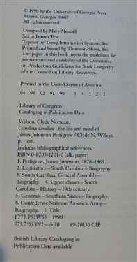 Colonel John Pelham - Lee's Boy Artillerist by William Wood Hassler Printed in 1960 by The University of North Carolina Press and Carolina Cavalier - The Life and Mind of James Johnston...